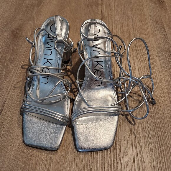 Calvin Klein Calista lace up Heels - Picture 1 of 4